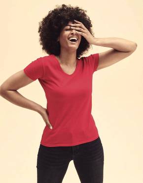 Ladies' Valueweight V-Neck T